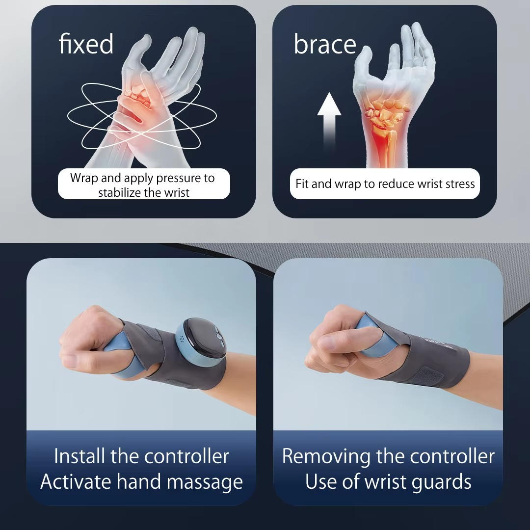 EMS Heating Wrist Brace for Tendon Relief